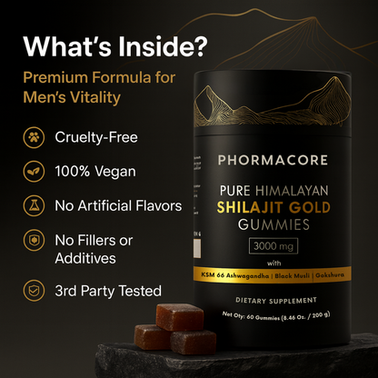 Phormacore™ - Pure Himalayan Shilajit Gold Gummies